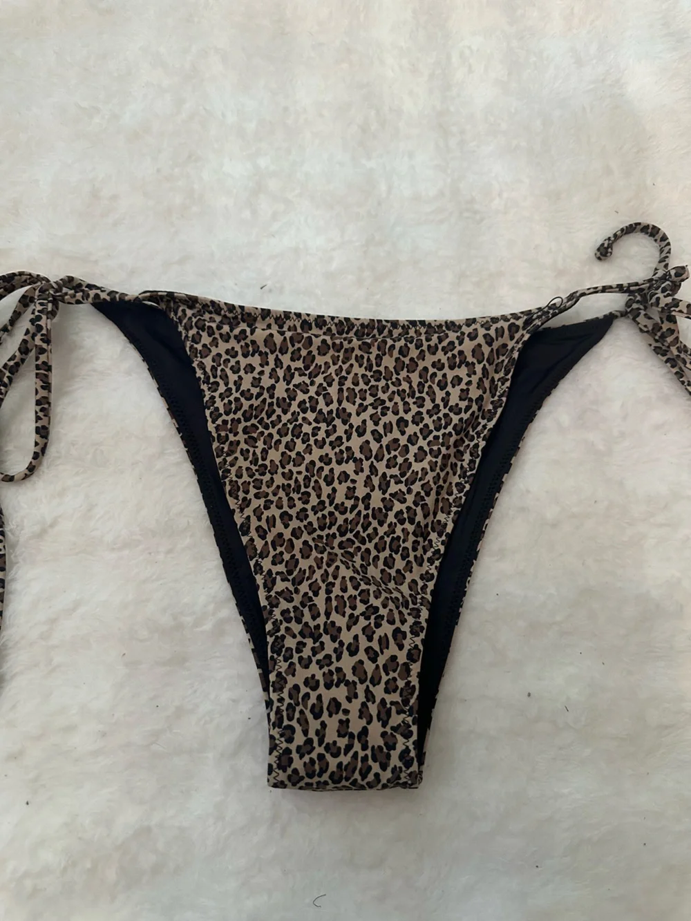 New! Frankie's Bikinis Baby Leopard Divine Skimpy Bikini Bottom XL 39313